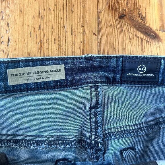 AG Adriano Goldschmied 26 Regular The Zip-Up Legging Ankle - Picture 3 of 10